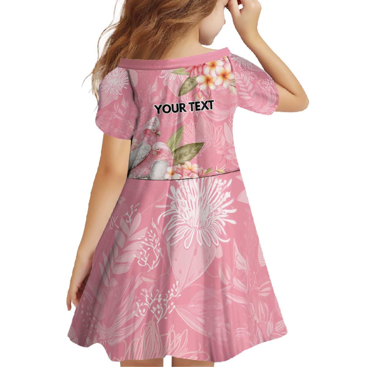 Personalised Galah Cockatoo Fighting in Pink Family Matching Off The Shoulder Long Sleeve Dress and Hawaiian Shirt Australian Breast Cancer Spirit - Vibe Hoodie