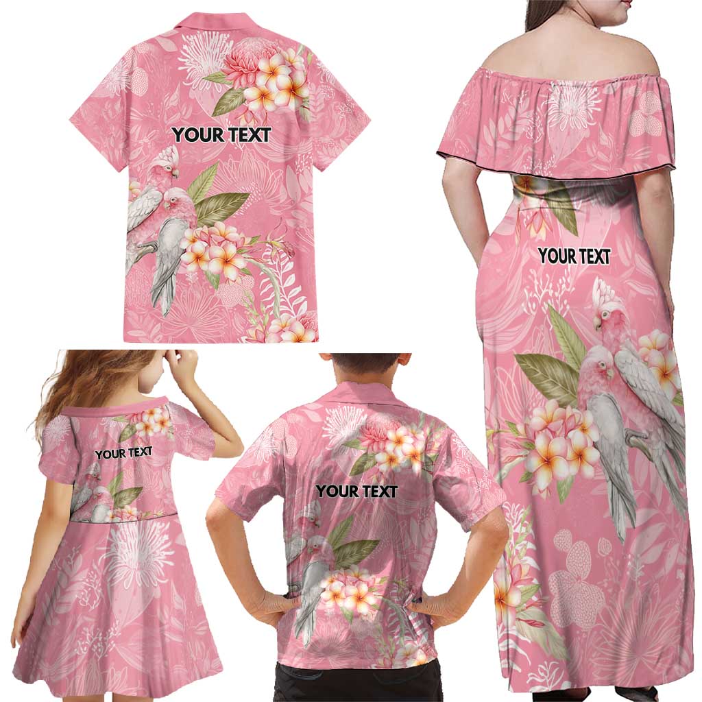 Personalised Galah Cockatoo Fighting in Pink Family Matching Off Shoulder Maxi Dress and Hawaiian Shirt Australian Breast Cancer Spirit - Vibe Hoodie