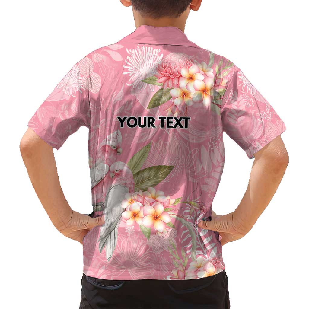 Personalised Galah Cockatoo Fighting in Pink Family Matching Off Shoulder Short Dress and Hawaiian Shirt Australian Breast Cancer Spirit - Vibe Hoodie