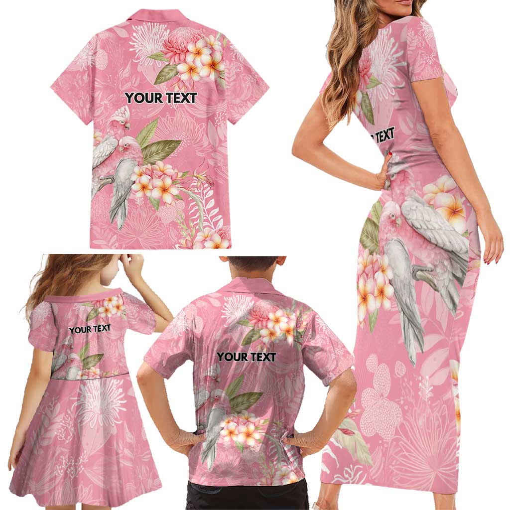 Personalised Galah Cockatoo Fighting in Pink Family Matching Short Sleeve Bodycon Dress and Hawaiian Shirt Australian Breast Cancer Spirit - Vibe Hoodie