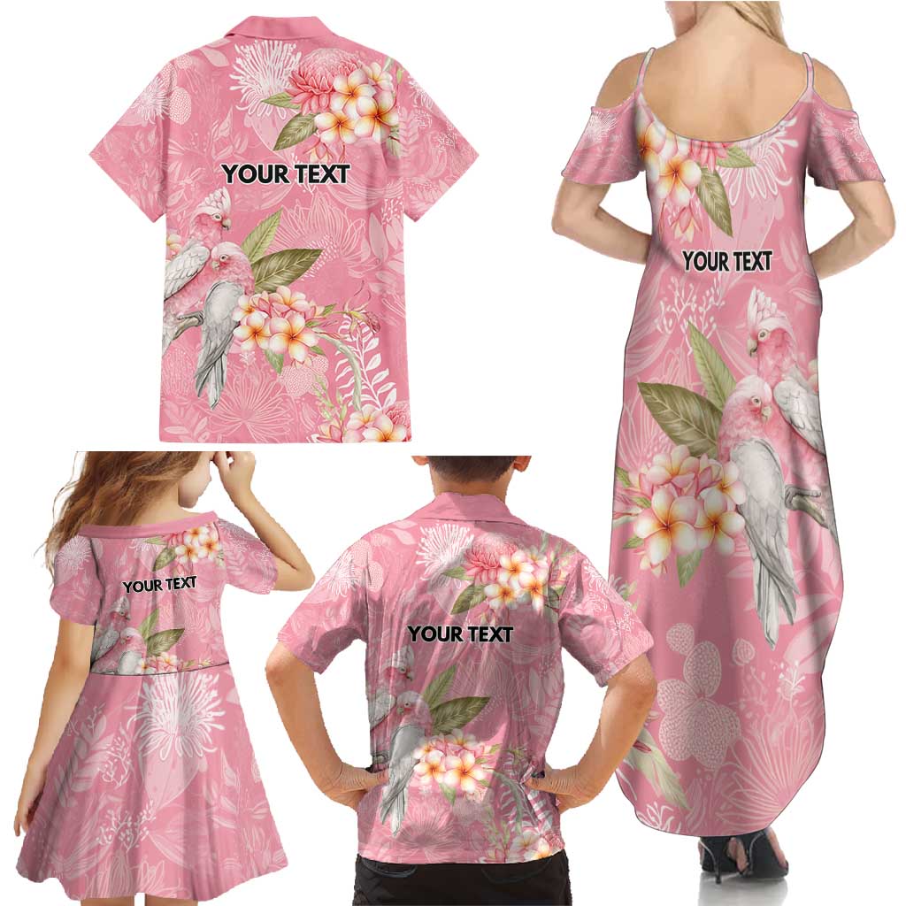Personalised Galah Cockatoo Fighting in Pink Family Matching Summer Maxi Dress and Hawaiian Shirt Australian Breast Cancer Spirit - Vibe Hoodie