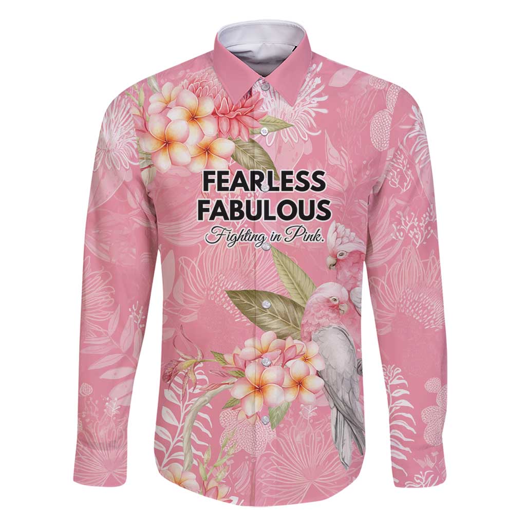 Personalised Galah Cockatoo Fighting in Pink Family Matching Summer Maxi Dress and Hawaiian Shirt Australian Breast Cancer Spirit - Vibe Hoodie