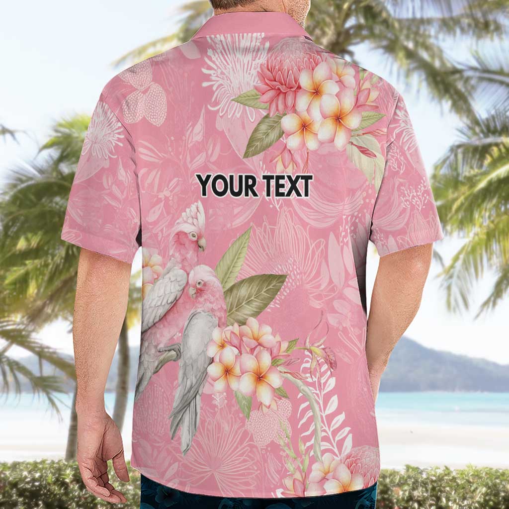Personalised Galah Cockatoo Fighting in Pink Hawaiian Shirt Australian Breast Cancer Spirit - Vibe Hoodie