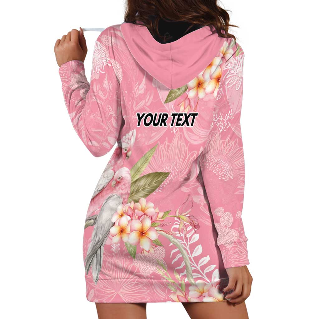 Personalised Galah Cockatoo Fighting in Pink Hoodie Dress Australian Breast Cancer Spirit - Vibe Hoodie