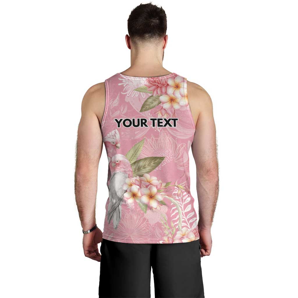 Personalised Galah Cockatoo Fighting in Pink Men Tank Top Australian Breast Cancer Spirit - Vibe Hoodie