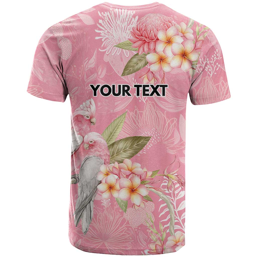 Personalised Galah Cockatoo Fighting in Pink T Shirt Australian Breast Cancer Spirit - Vibe Hoodie