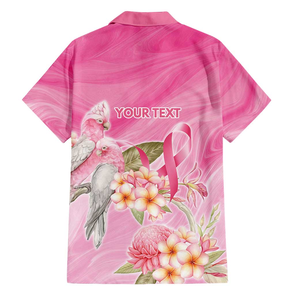 Personalised I Wear Pink For The Fight Family Matching Summer Maxi Dress and Hawaiian Shirt Australian Breast Cancer Spirit - Vibe Hoodie