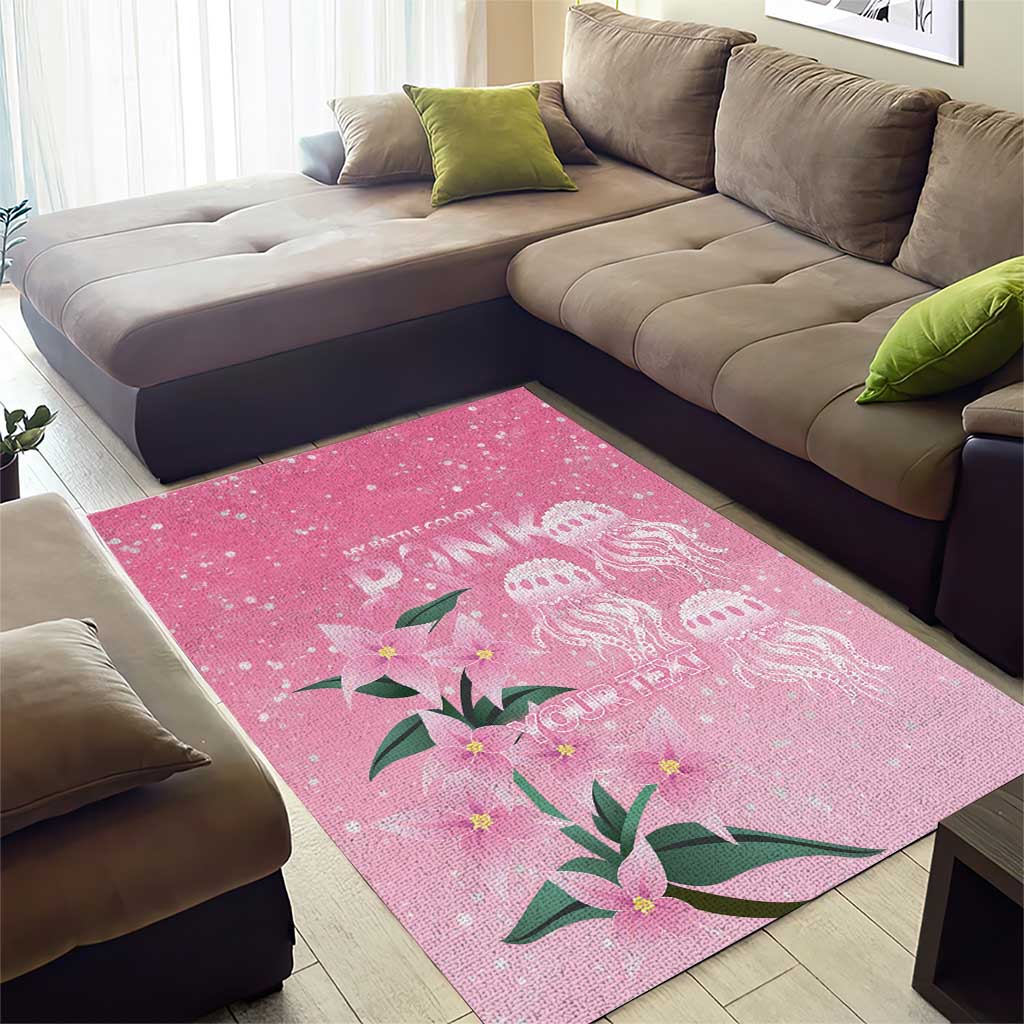 Personalised Pink Boronia of Hope Area Rug Australia’s Fight Against Breast Cancer - Vibe Hoodie