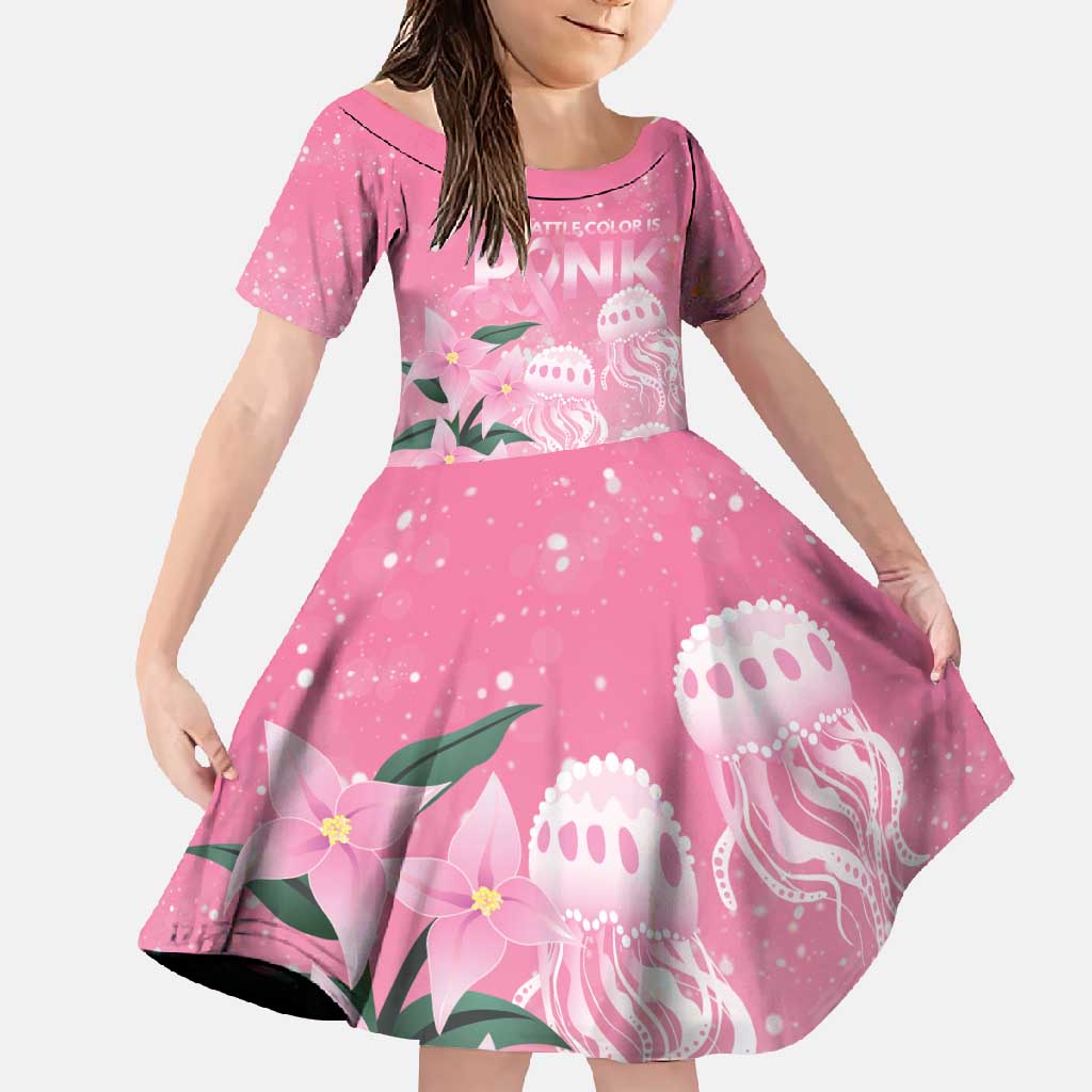 Personalised Pink Boronia of Hope Family Matching Long Sleeve Bodycon Dress and Hawaiian Shirt Australia’s Fight Against Breast Cancer - Vibe Hoodie