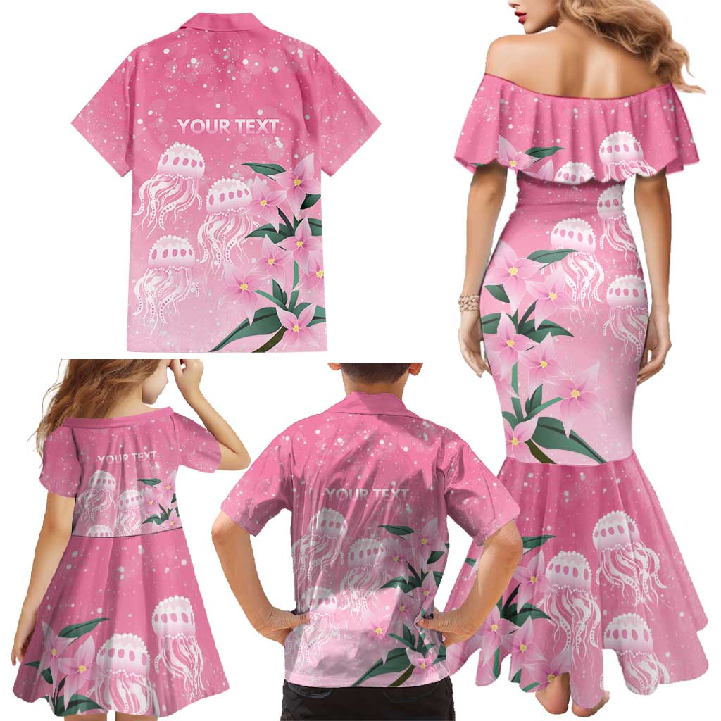 Personalised Pink Boronia of Hope Family Matching Mermaid Dress and Hawaiian Shirt Australia’s Fight Against Breast Cancer - Vibe Hoodie