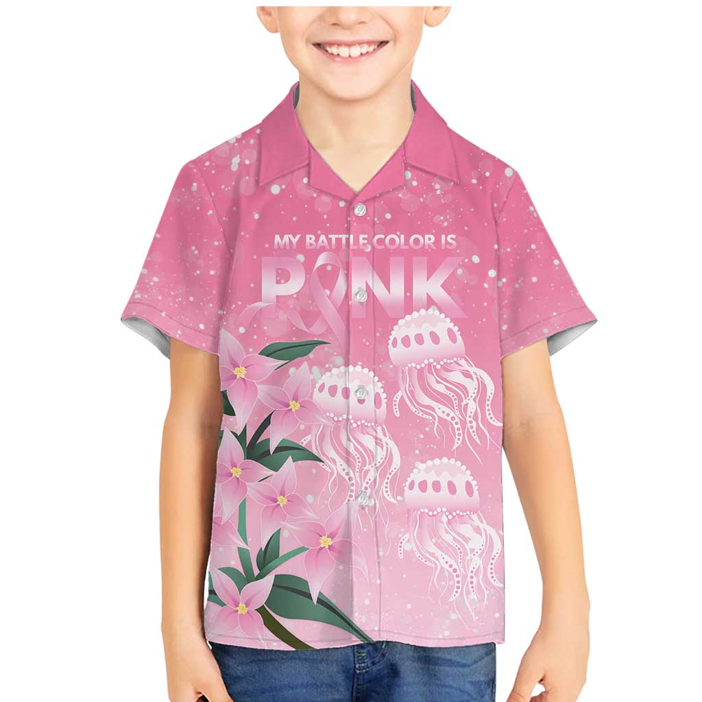 Personalised Pink Boronia of Hope Family Matching Mermaid Dress and Hawaiian Shirt Australia’s Fight Against Breast Cancer - Vibe Hoodie