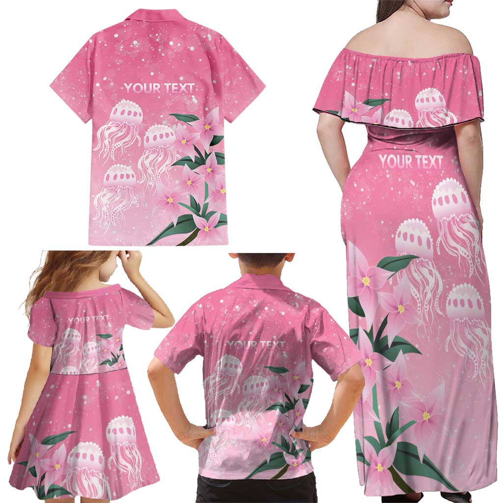 Personalised Pink Boronia of Hope Family Matching Off Shoulder Maxi Dress and Hawaiian Shirt Australia’s Fight Against Breast Cancer - Vibe Hoodie