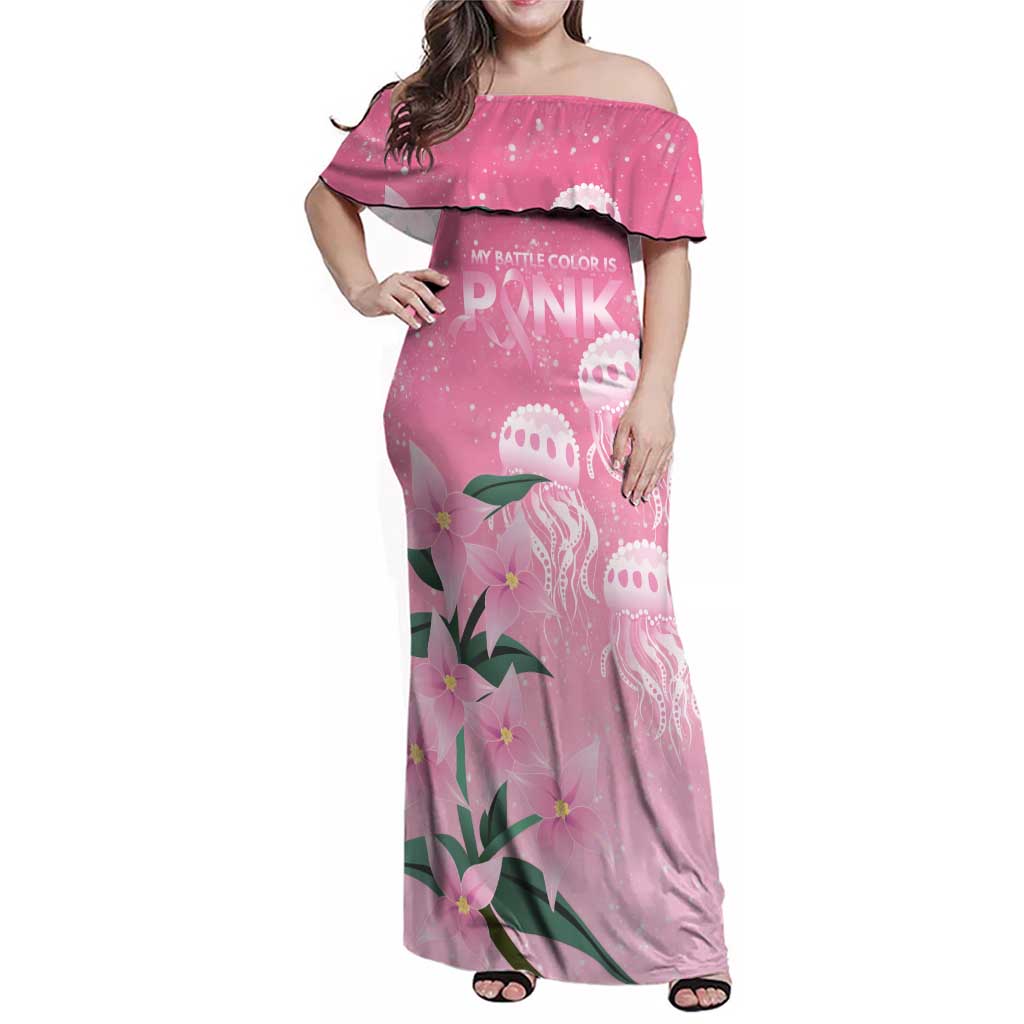 Personalised Pink Boronia of Hope Family Matching Off Shoulder Maxi Dress and Hawaiian Shirt Australia’s Fight Against Breast Cancer - Vibe Hoodie