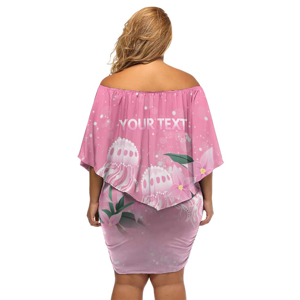 Personalised Pink Boronia of Hope Family Matching Off Shoulder Short Dress and Hawaiian Shirt Australia’s Fight Against Breast Cancer - Vibe Hoodie