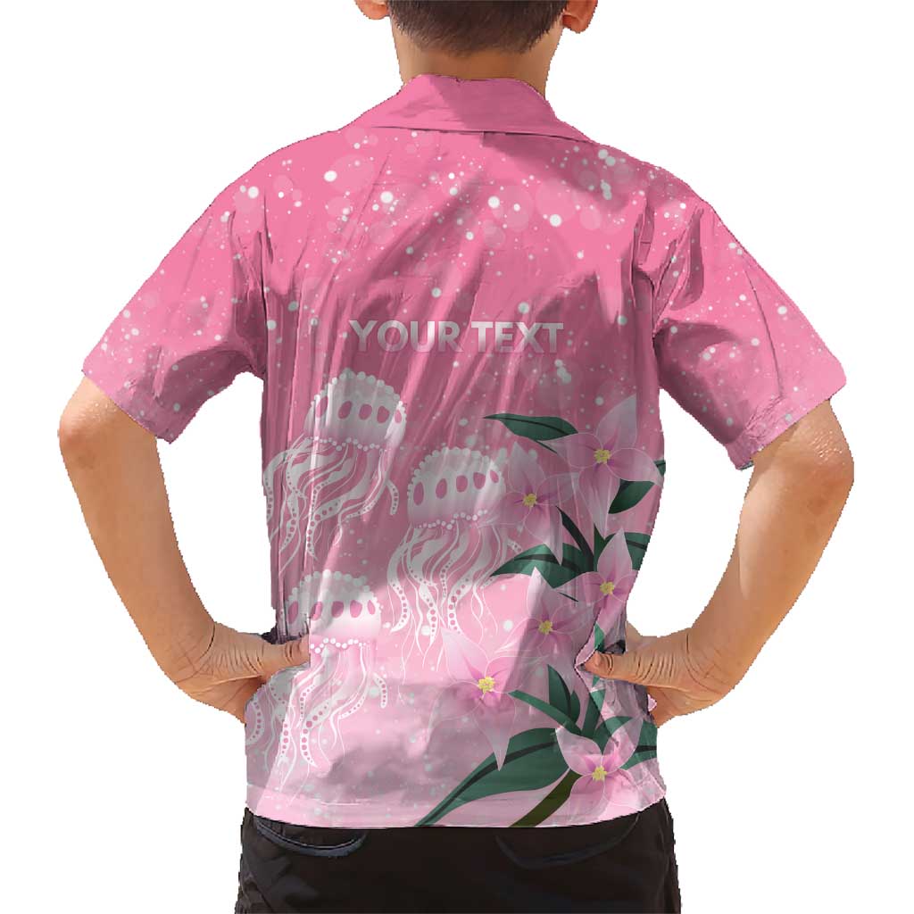 Personalised Pink Boronia of Hope Family Matching Short Sleeve Bodycon Dress and Hawaiian Shirt Australia’s Fight Against Breast Cancer - Vibe Hoodie