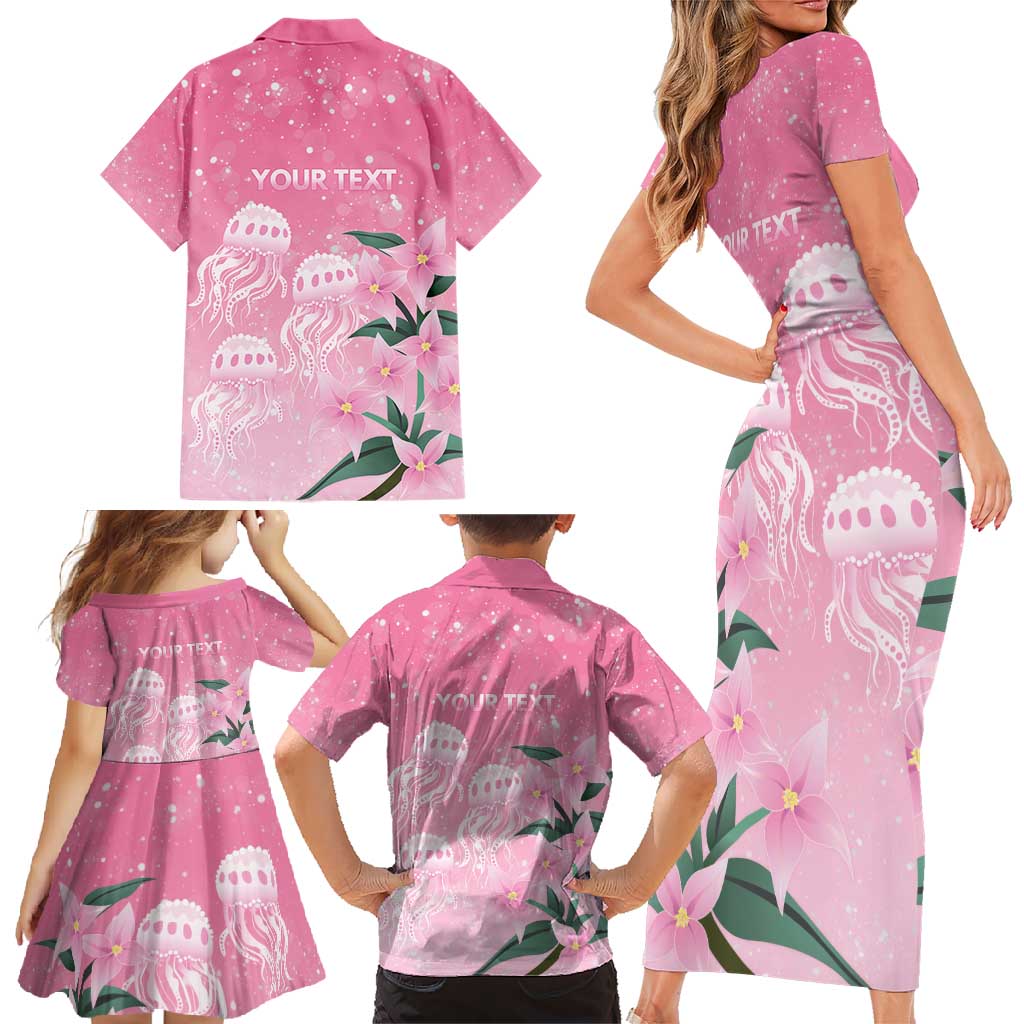 Personalised Pink Boronia of Hope Family Matching Short Sleeve Bodycon Dress and Hawaiian Shirt Australia’s Fight Against Breast Cancer - Vibe Hoodie