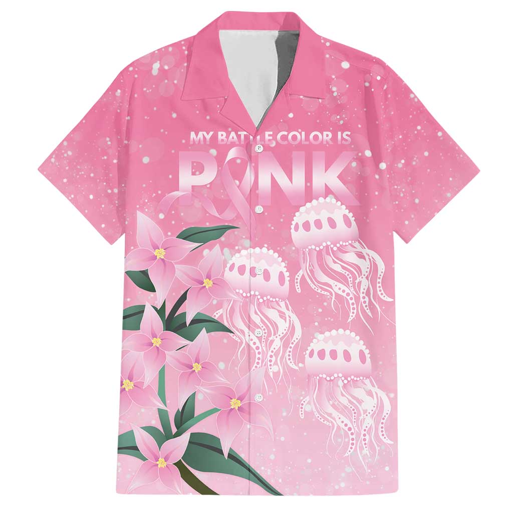 Personalised Pink Boronia of Hope Family Matching Short Sleeve Bodycon Dress and Hawaiian Shirt Australia’s Fight Against Breast Cancer - Vibe Hoodie
