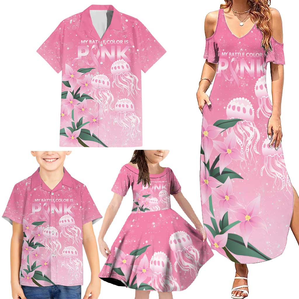 Personalised Pink Boronia of Hope Family Matching Summer Maxi Dress and Hawaiian Shirt Australia’s Fight Against Breast Cancer - Vibe Hoodie