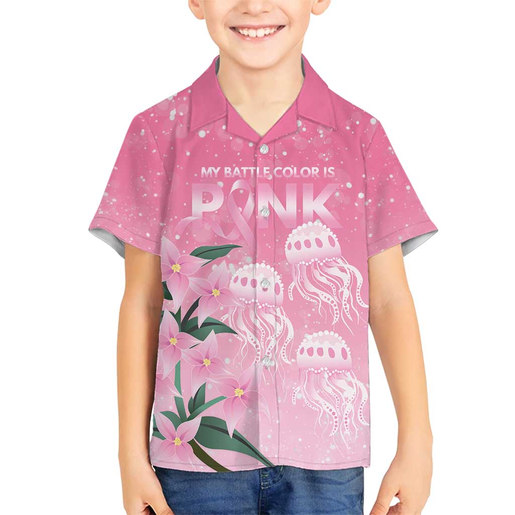 Personalised Pink Boronia of Hope Family Matching Summer Maxi Dress and Hawaiian Shirt Australia’s Fight Against Breast Cancer - Vibe Hoodie