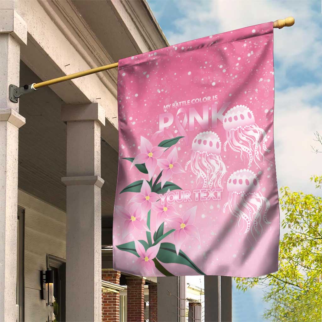 Personalised Pink Boronia of Hope Garden Flag Australia’s Fight Against Breast Cancer - Vibe Hoodie