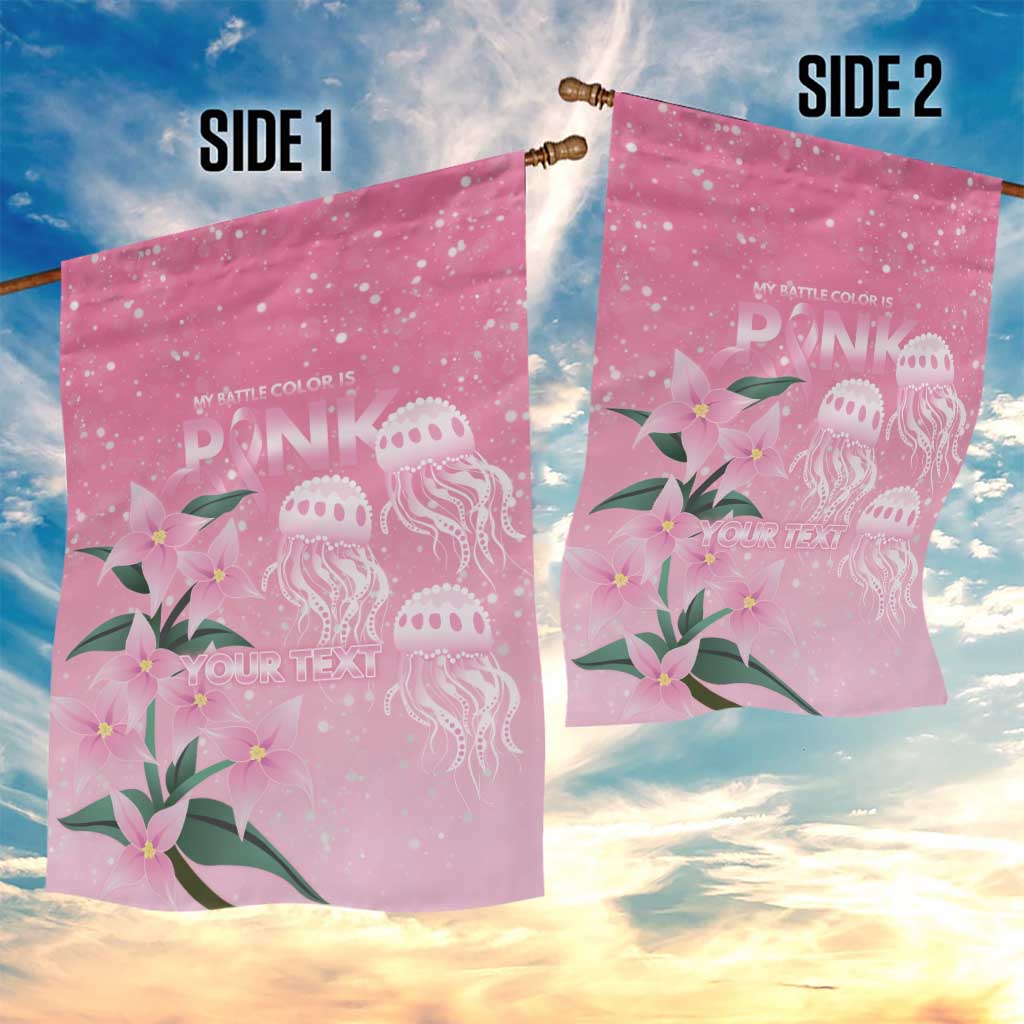 Personalised Pink Boronia of Hope Garden Flag Australia’s Fight Against Breast Cancer - Vibe Hoodie