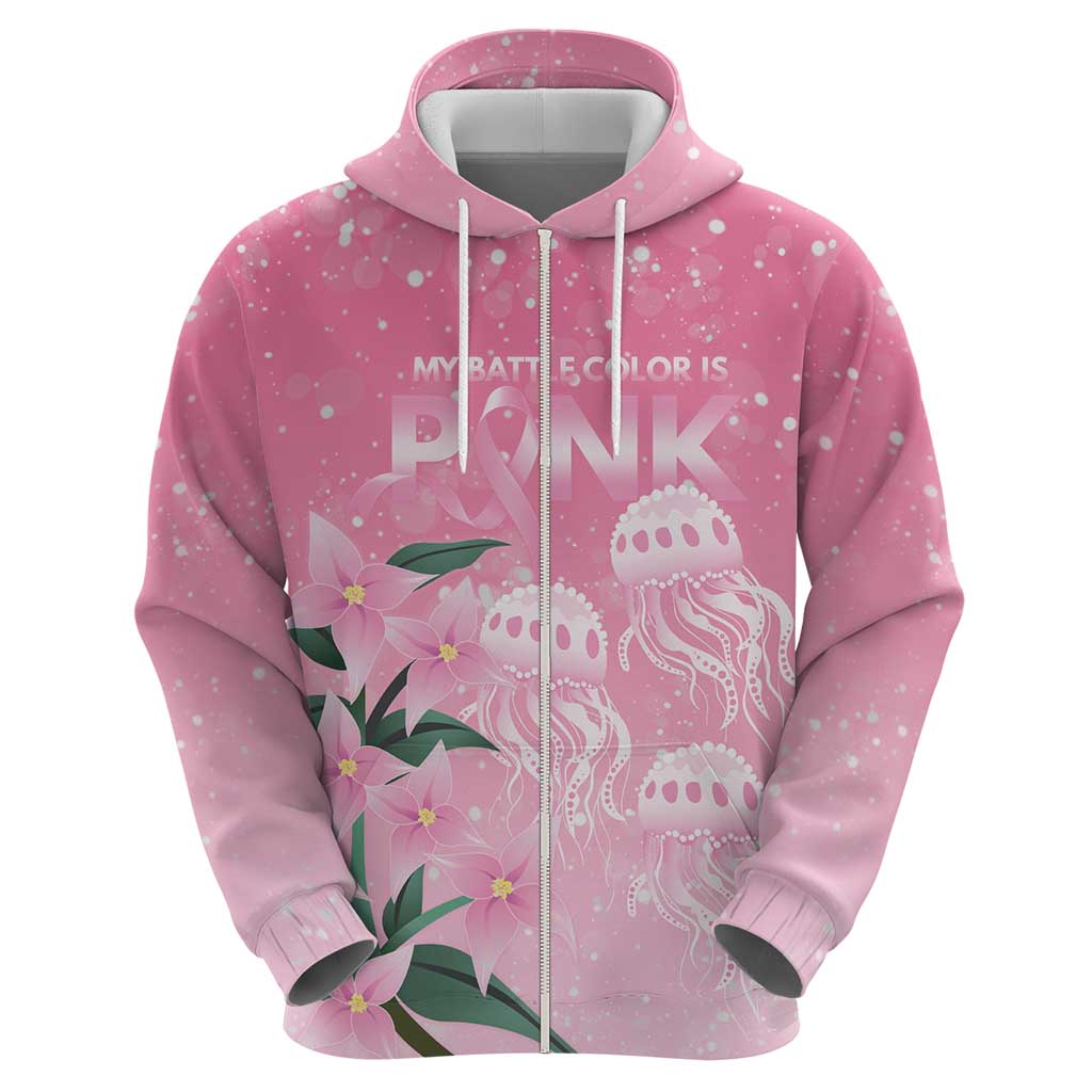 Personalised Pink Boronia of Hope Hoodie Australia’s Fight Against Breast Cancer - Vibe Hoodie