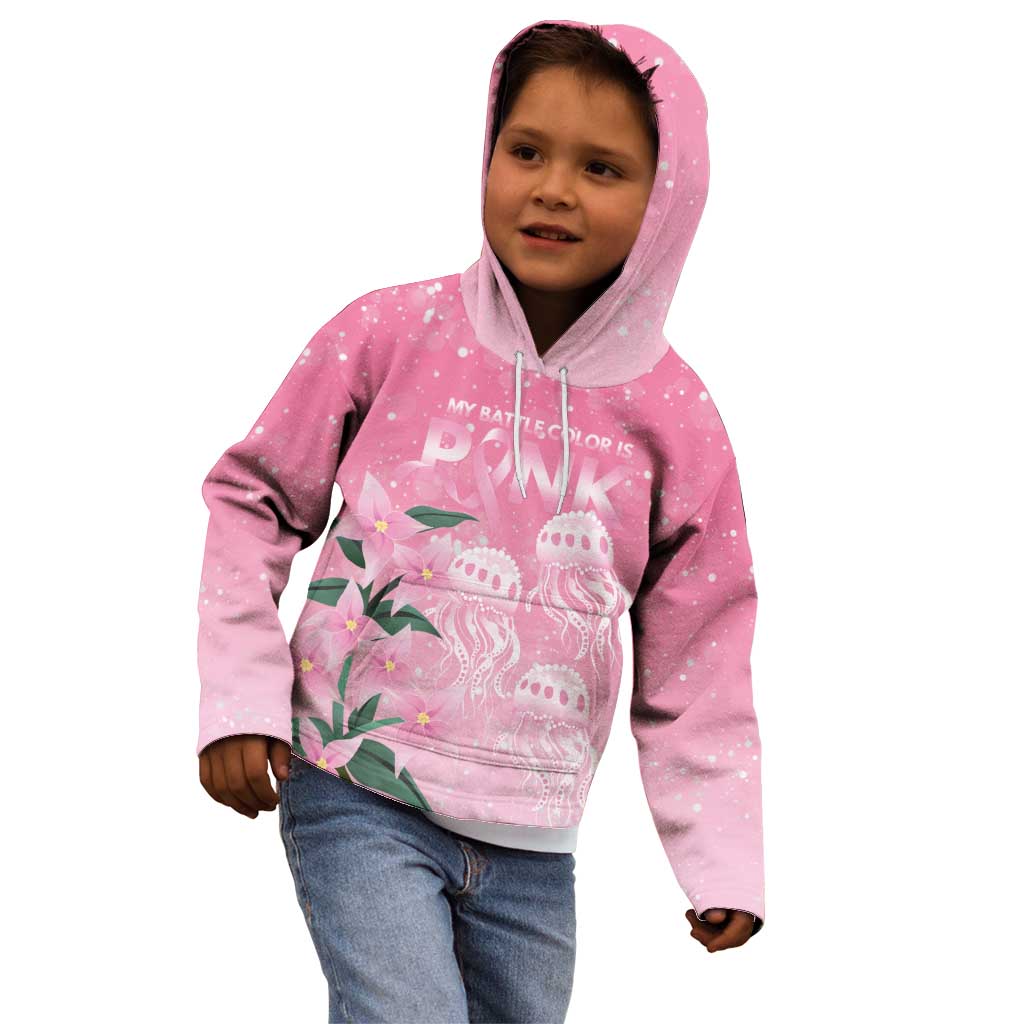 Personalised Pink Boronia of Hope Kid Hoodie Australia’s Fight Against Breast Cancer - Vibe Hoodie