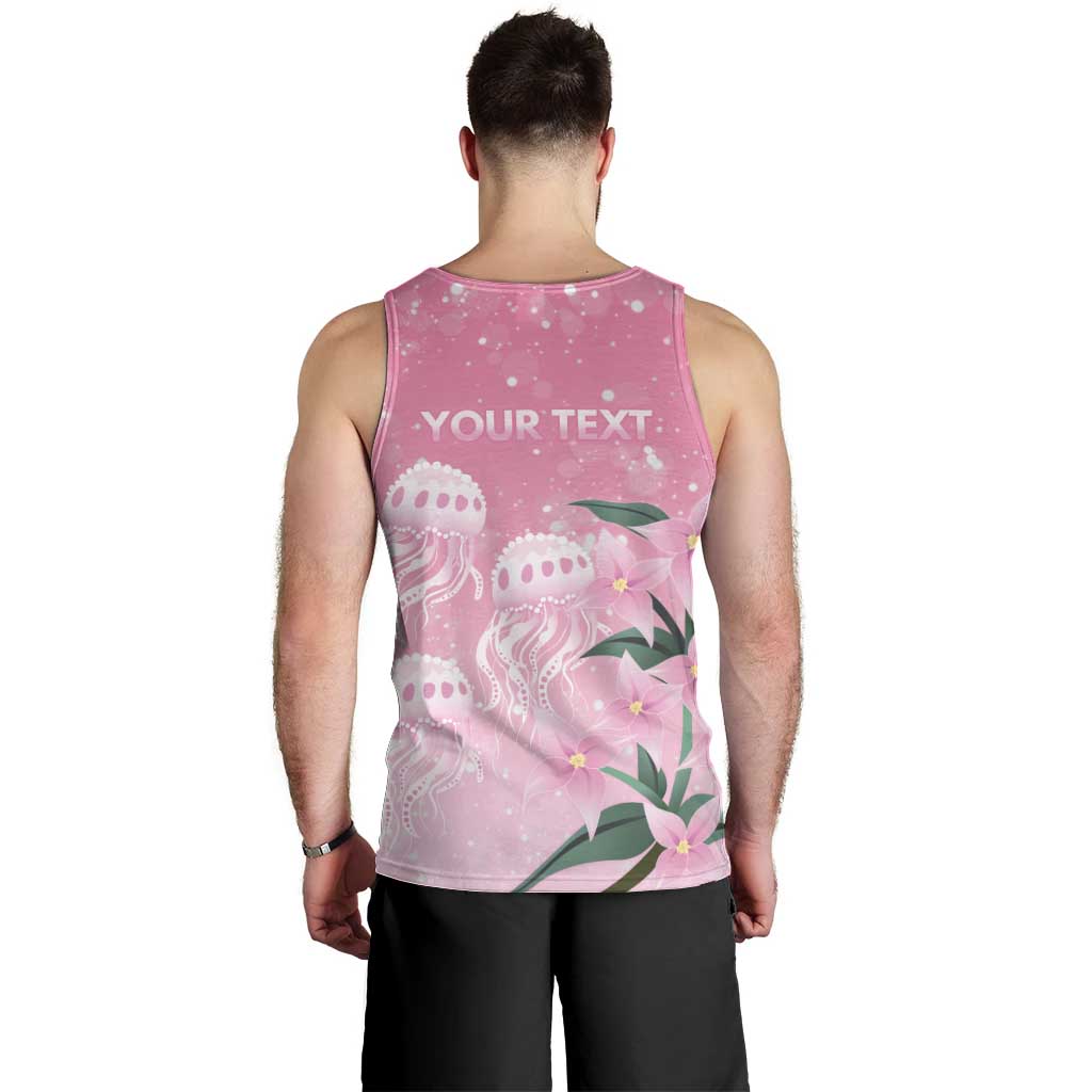 Personalised Pink Boronia of Hope Men Tank Top Australia’s Fight Against Breast Cancer - Vibe Hoodie