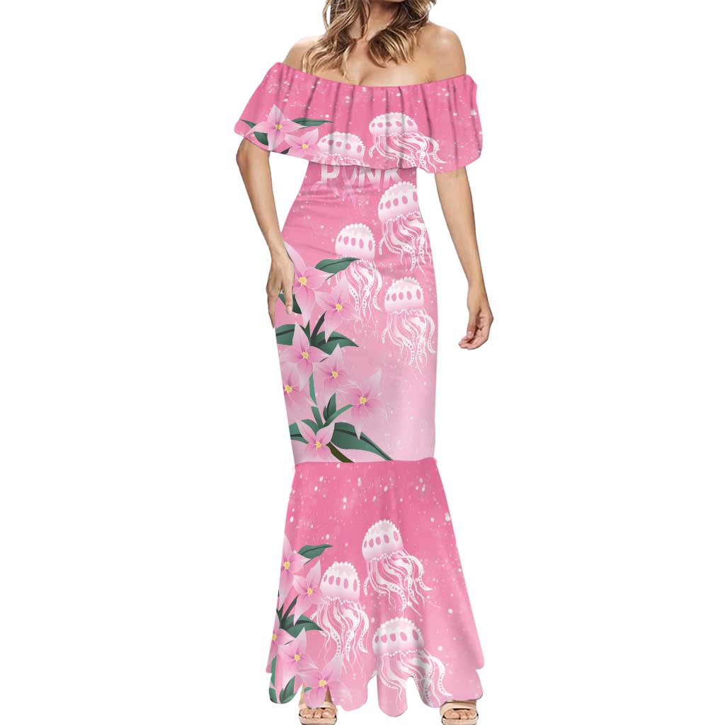 Personalised Pink Boronia of Hope Mermaid Dress Australia’s Fight Against Breast Cancer - Vibe Hoodie