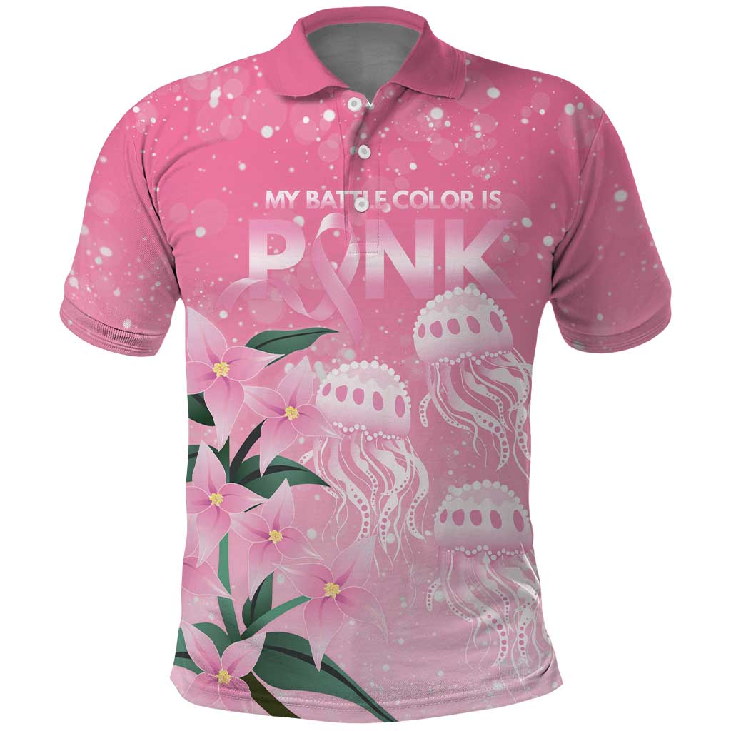 Personalised Pink Boronia of Hope Polo Shirt Australia’s Fight Against Breast Cancer - Vibe Hoodie