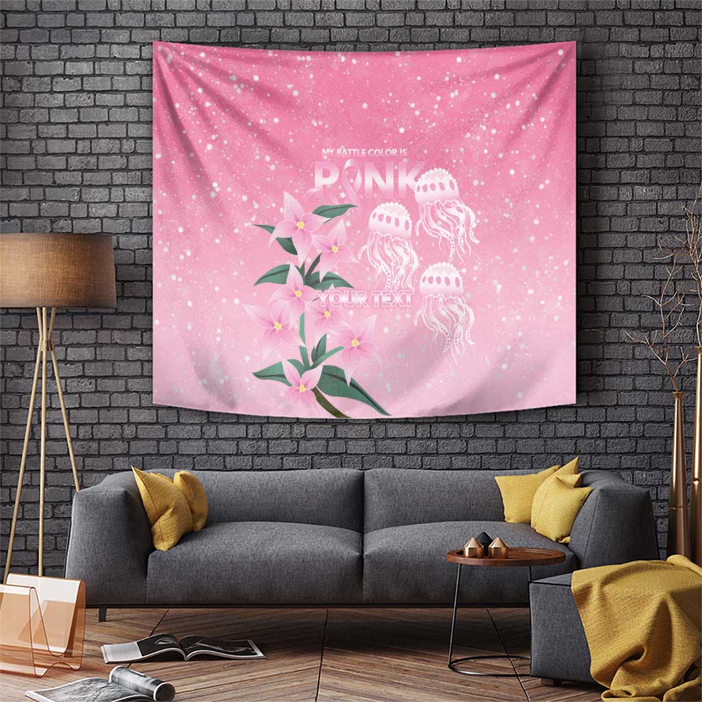 Personalised Pink Boronia of Hope Tapestry Australia’s Fight Against Breast Cancer - Vibe Hoodie