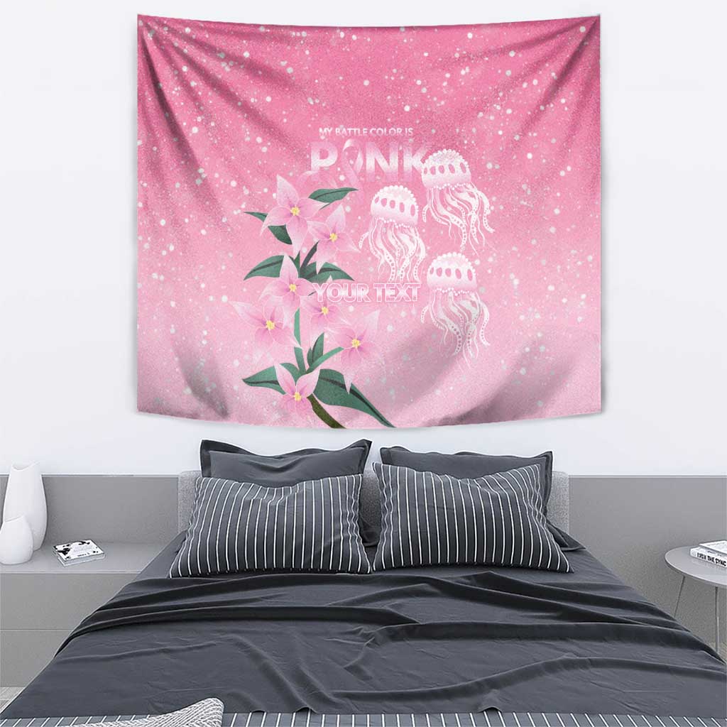 Personalised Pink Boronia of Hope Tapestry Australia’s Fight Against Breast Cancer - Vibe Hoodie