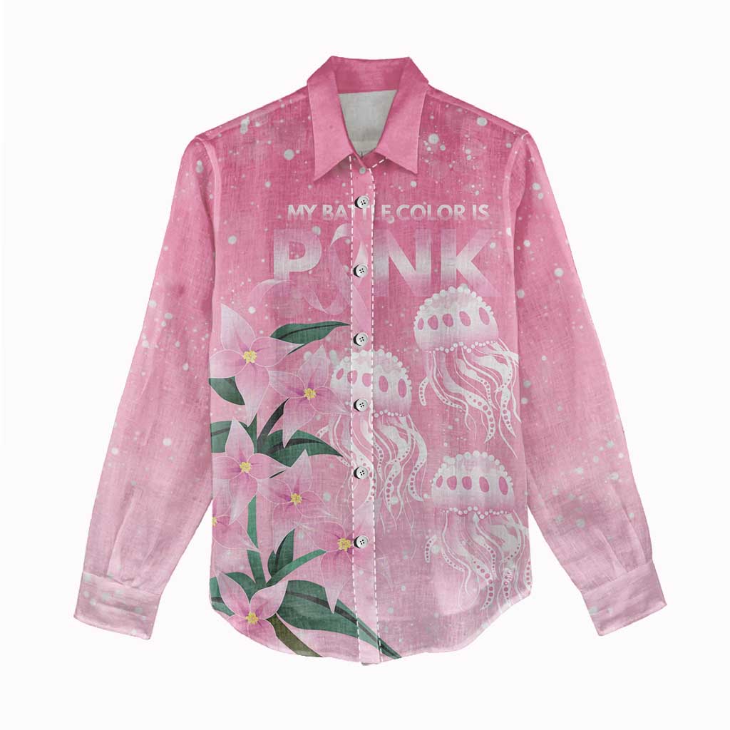 Personalised Pink Boronia of Hope Women Casual Shirt Australia’s Fight Against Breast Cancer - Vibe Hoodie