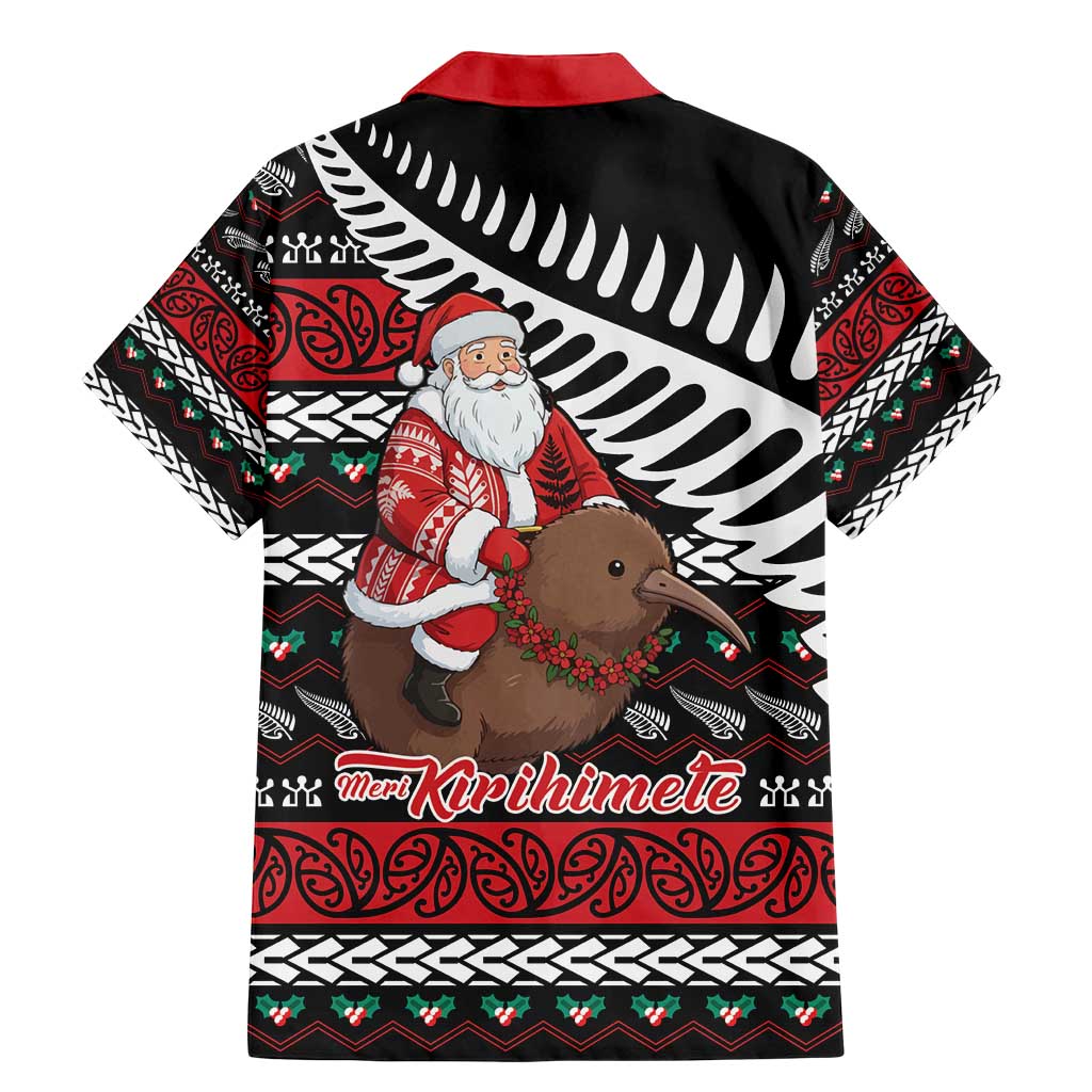 New Zealand Kiwi Santa Christmas Family Matching Mermaid Dress and Hawaiian Shirt He Wairua Kirihimete - Vibe Hoodie