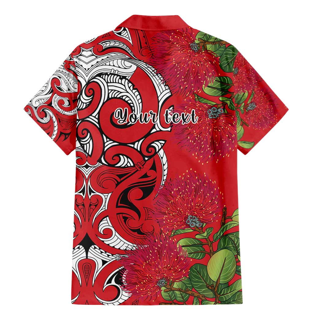 Personalised New Zealand Koru Pohutukawa Family Matching Mermaid Dress and Hawaiian Shirt Meri Kirihimete Aroha for Christmas - Vibe Hoodie