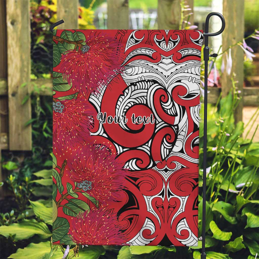 Personalised New Zealand Koru Pohutukawa Garden Flag Meri Kirihimete Aroha for Christmas - Vibe Hoodie