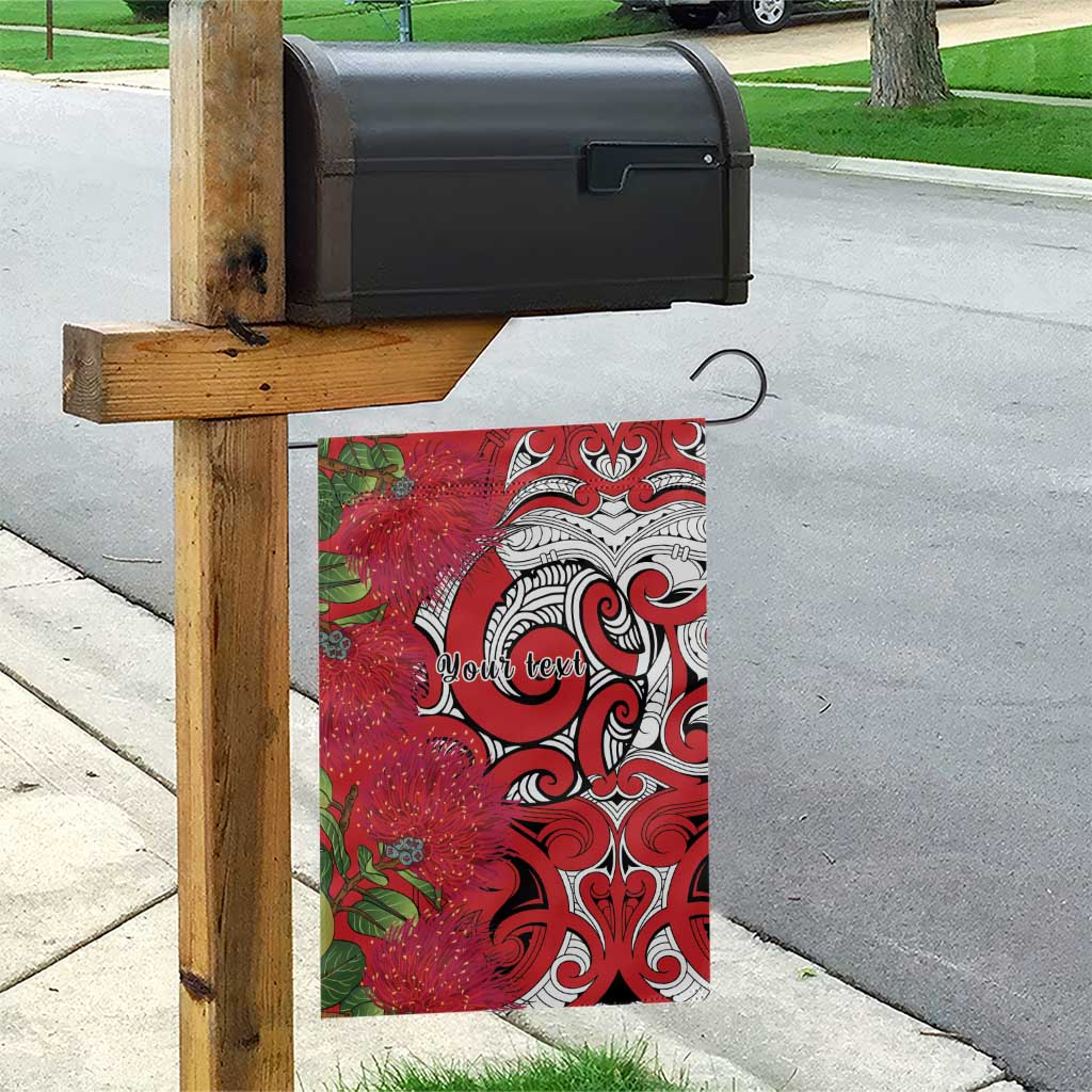 Personalised New Zealand Koru Pohutukawa Garden Flag Meri Kirihimete Aroha for Christmas - Vibe Hoodie