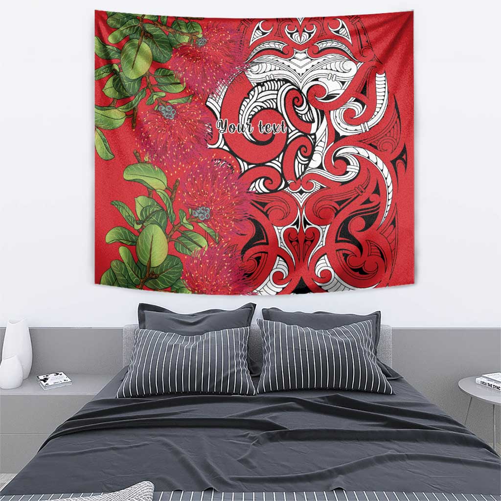 Personalised New Zealand Koru Pohutukawa Tapestry Meri Kirihimete Aroha for Christmas - Vibe Hoodie