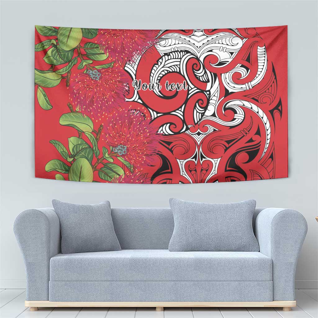 Personalised New Zealand Koru Pohutukawa Tapestry Meri Kirihimete Aroha for Christmas - Vibe Hoodie