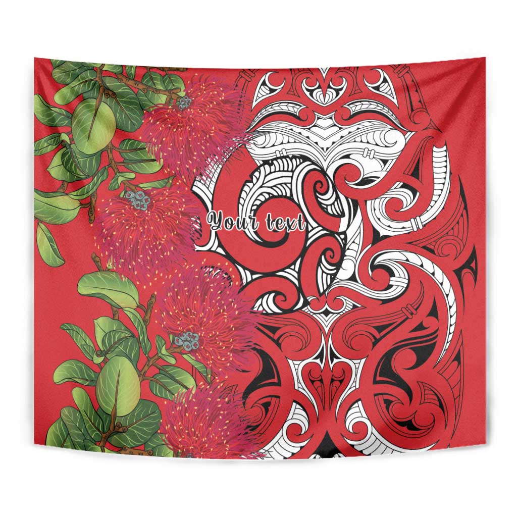 Personalised New Zealand Koru Pohutukawa Tapestry Meri Kirihimete Aroha for Christmas - Vibe Hoodie
