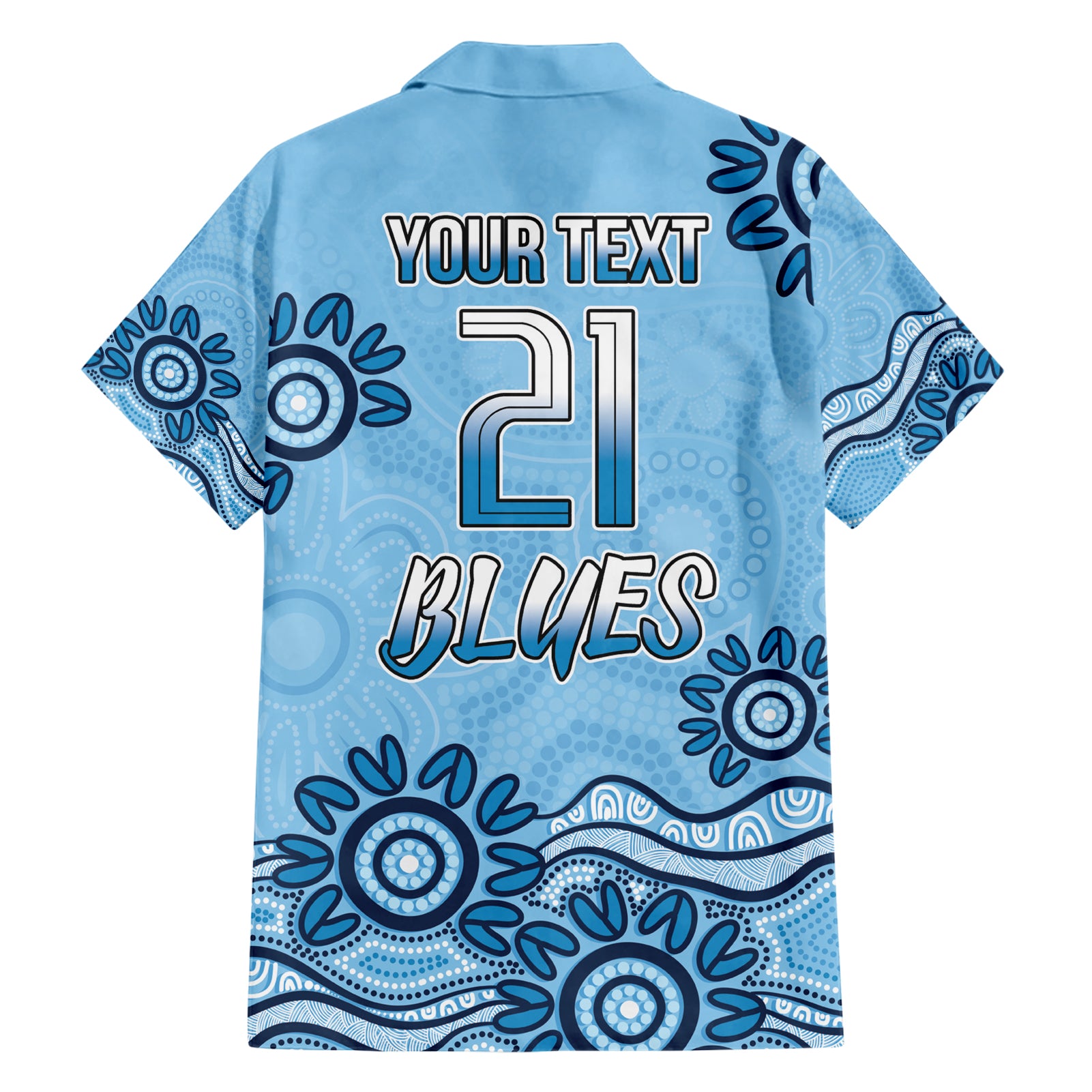 Custom NSW Blues Cockroach Blooded Aboriginal Inspired Hawaiian Shirt - Vibe Hoodie Shop