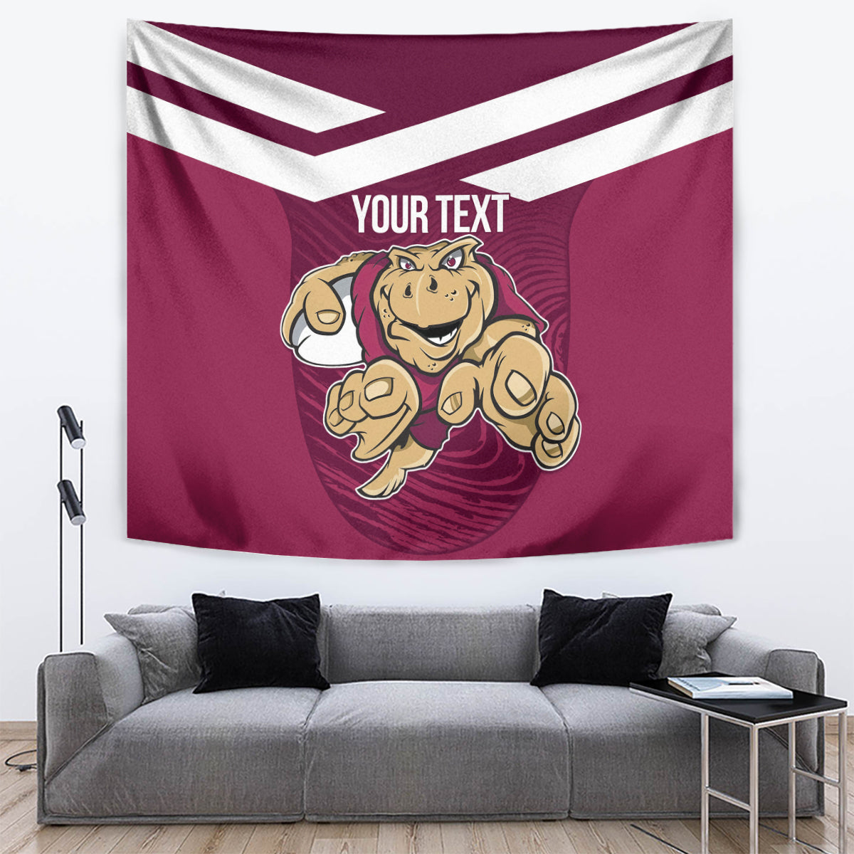 Custom Queensland Rugby Tapestry Maroons Cane Toad Origin Sporty - Vibe Hoodie Shop