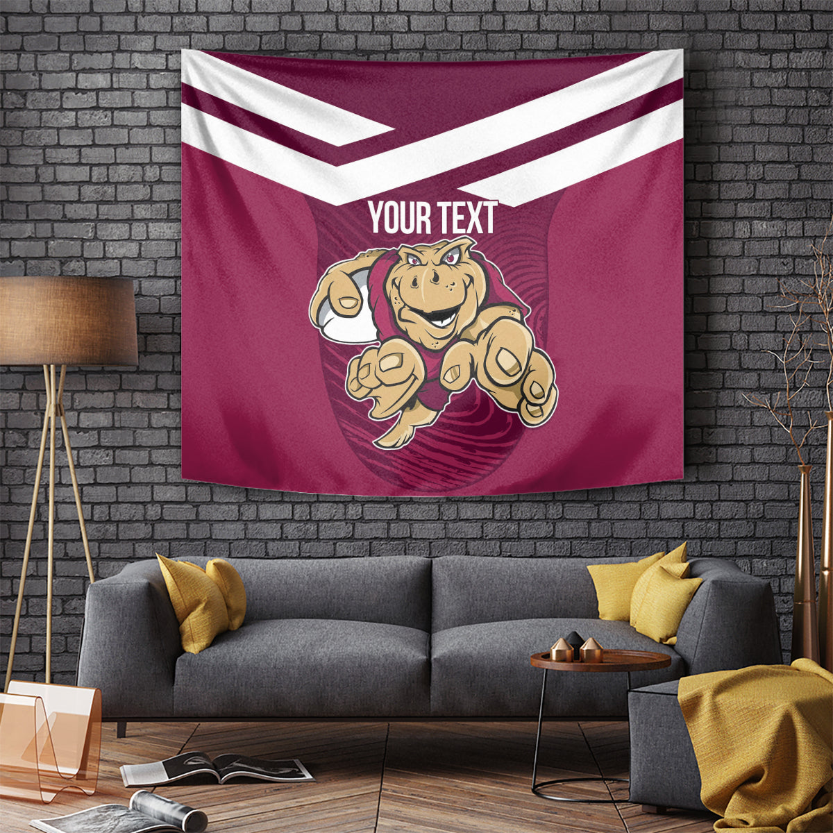 Custom Queensland Rugby Tapestry Maroons Cane Toad Origin Sporty - Vibe Hoodie Shop