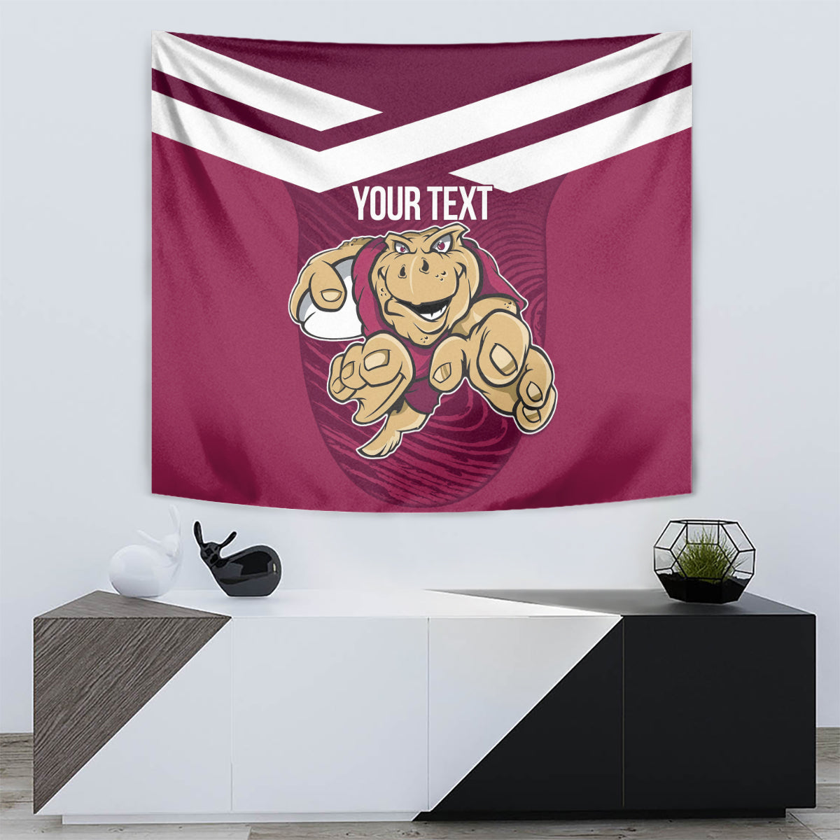 Custom Queensland Rugby Tapestry Maroons Cane Toad Origin Sporty - Vibe Hoodie Shop