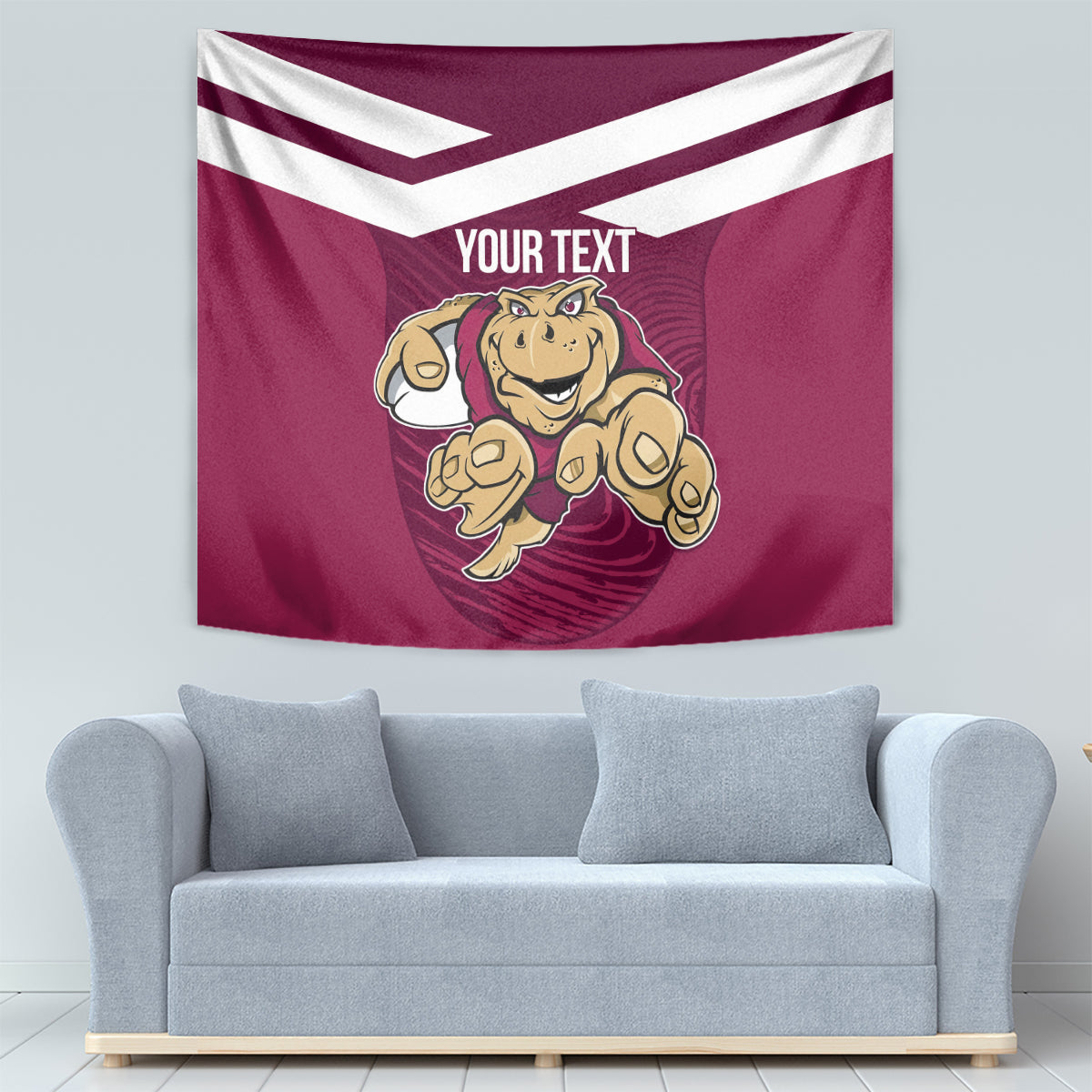 Custom Queensland Rugby Tapestry Maroons Cane Toad Origin Sporty - Vibe Hoodie Shop