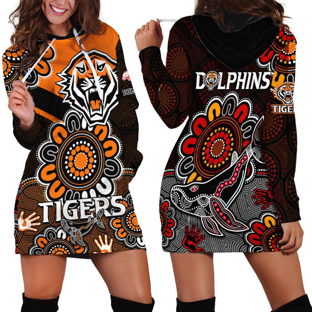 nrl-wests-tigers-combine-dolphins-rugby-hoodie-dress-aboriginal-vibe