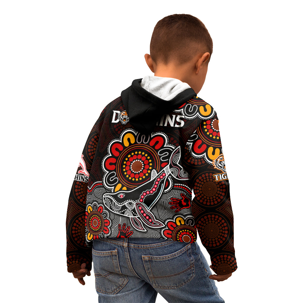 nrl-wests-tigers-combine-dolphins-rugby-kid-hoodie-aboriginal-vibe