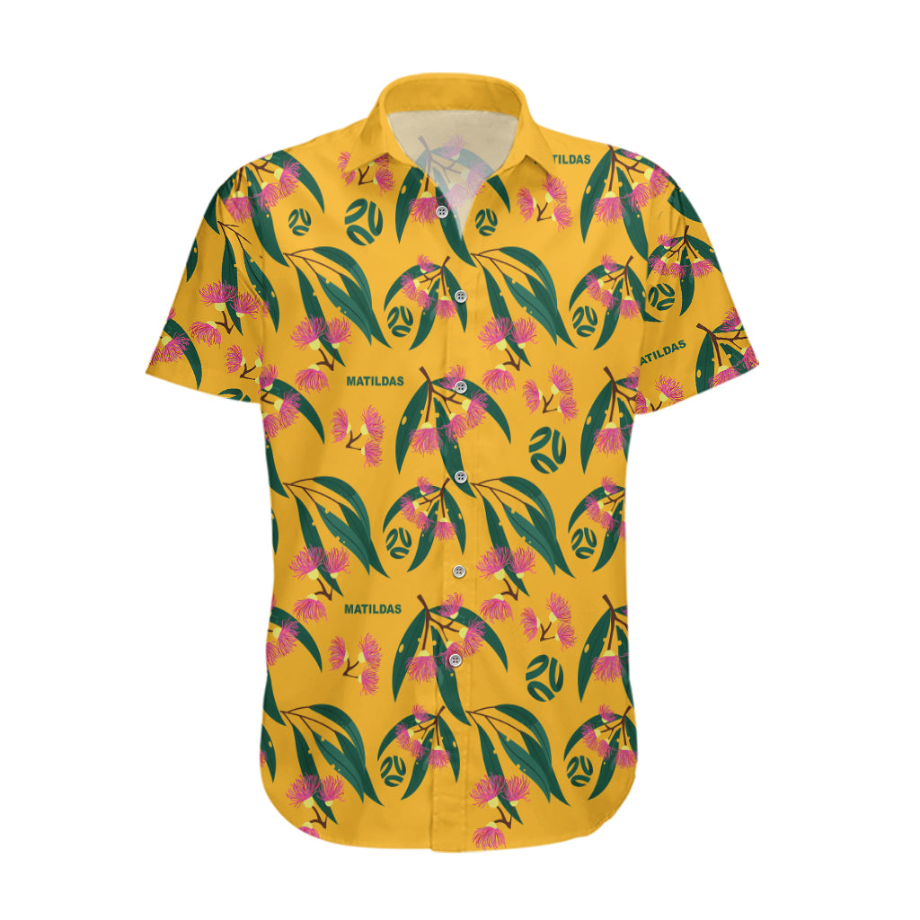 Custom Aussie Matildas Hawaiian Shirt Football Australia 2023 Silver Princess Unique - Vibe Hoodie Shop