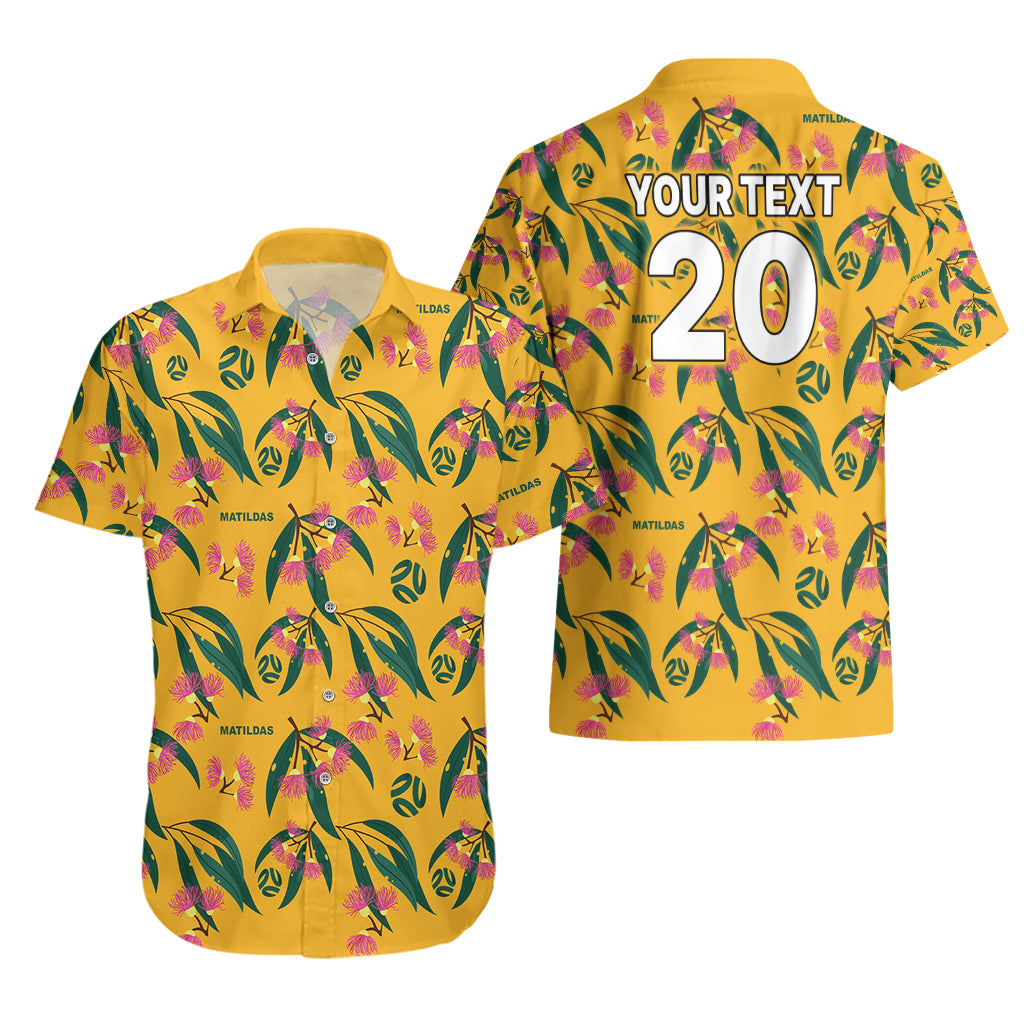 Custom Aussie Matildas Hawaiian Shirt Football Australia 2023 Silver Princess Unique - Vibe Hoodie Shop
