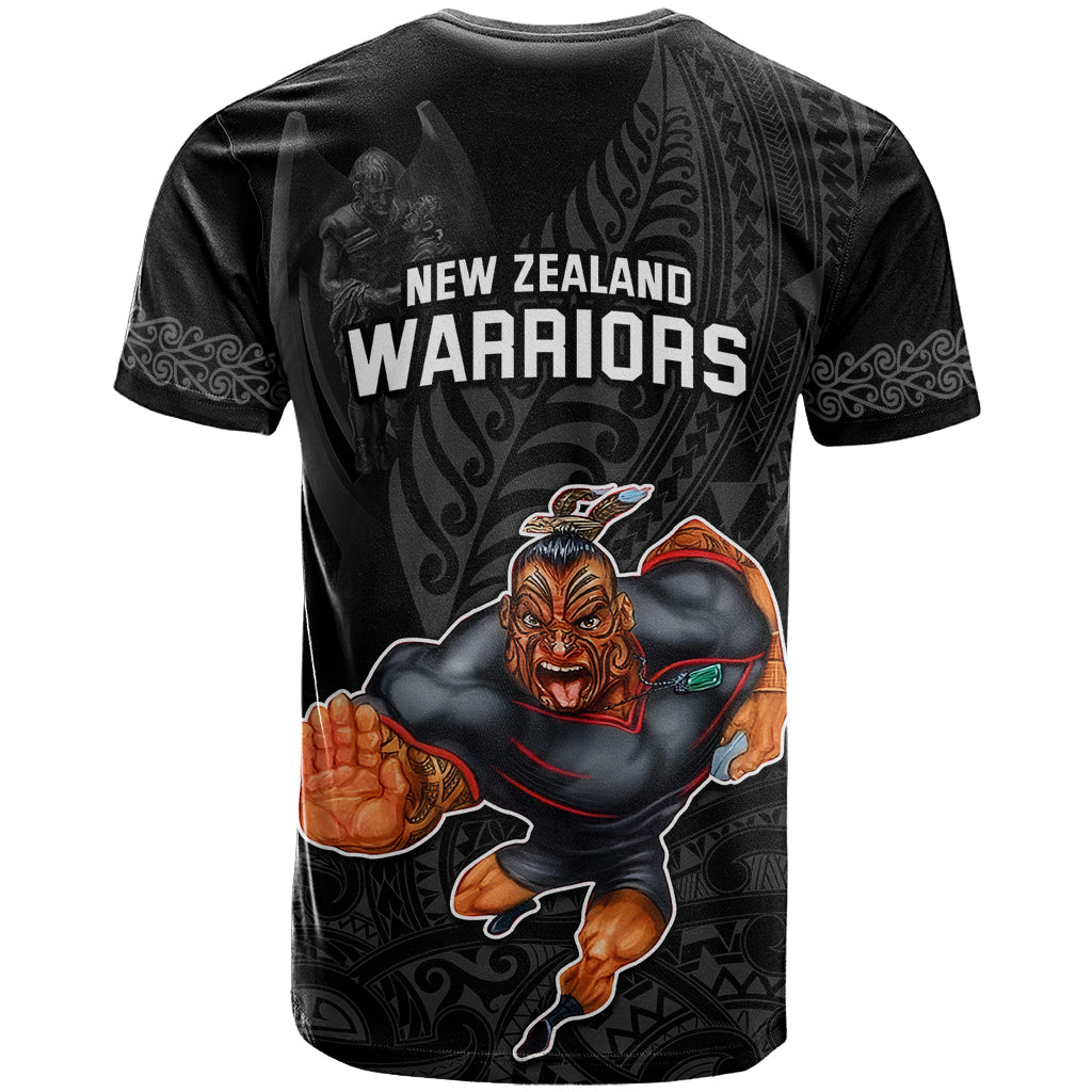 Warriors Permier 2023 T Shirt The Wahs Mascot with Maori Tattoo LT9 - Vibe Hoodie Shop